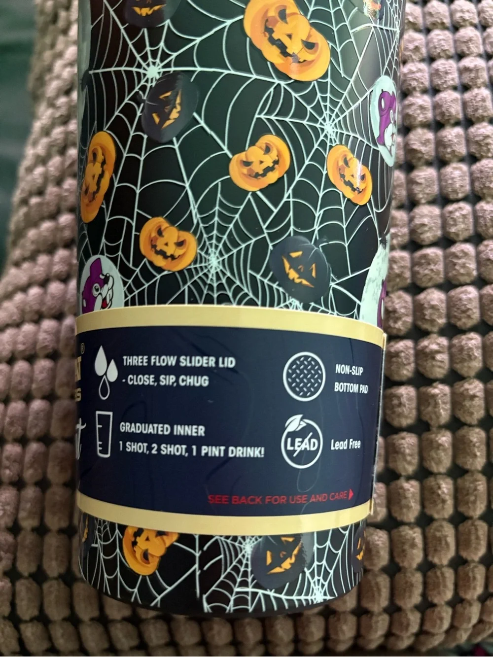 Yukon Outfitters Purple Halloween Double Pint Tumbler